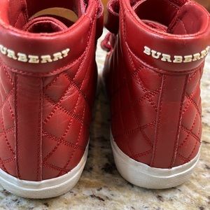 Authentic toddler burberry shoes size 12 Boy
